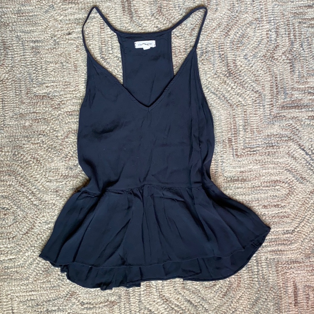 Razor back lose Navy Top